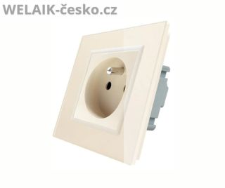 WELAIK skleněná zásuvka – jednoduchá, elegantní a v odstínu ivory creme. Dodejte svému interiéru šmrnc pomocí prémiové...